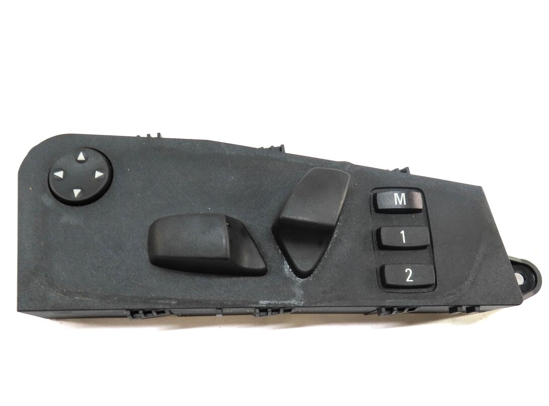 Thumbnail 2: 2010 BMW X5 E70 FRONT LEFT DRIVER SEAT ADJUST SWITCH w/ LUMBAR & MEMORY (BLACK)