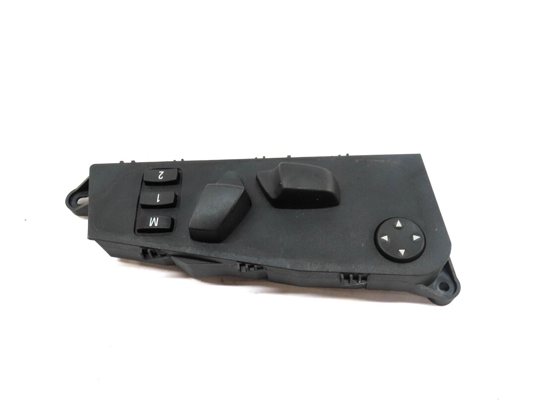 Thumbnail 3: 2010 BMW X5 E70 FRONT LEFT DRIVER SEAT ADJUST SWITCH w/ LUMBAR & MEMORY (BLACK)
