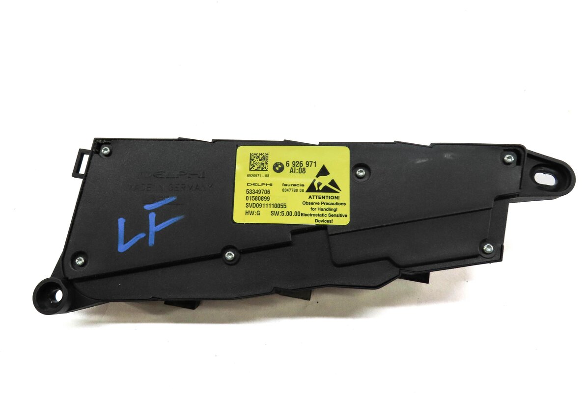Thumbnail 4: 2010 BMW X5 E70 FRONT LEFT DRIVER SEAT ADJUST SWITCH w/ LUMBAR & MEMORY (BLACK)