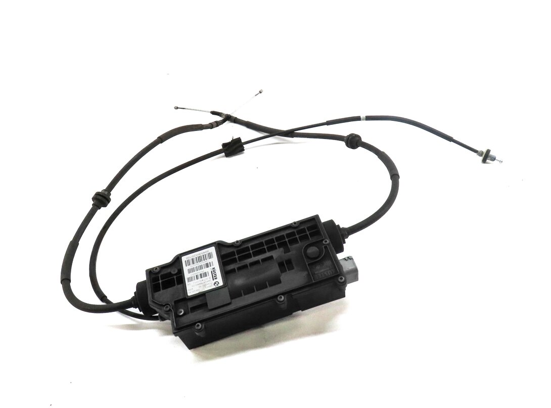 2010 BMW X5 (E70) EMERGENCY HILL E-BRAKE PARKING BRAKE ACTUATOR w/ CABLES