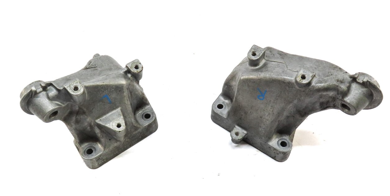 Thumbnail 2: 12 MERCEDES ML350 W166 3.0L TURBO DIESEL OM642 ENGINE LEFT RIGHT MOTOR MOUNT SET