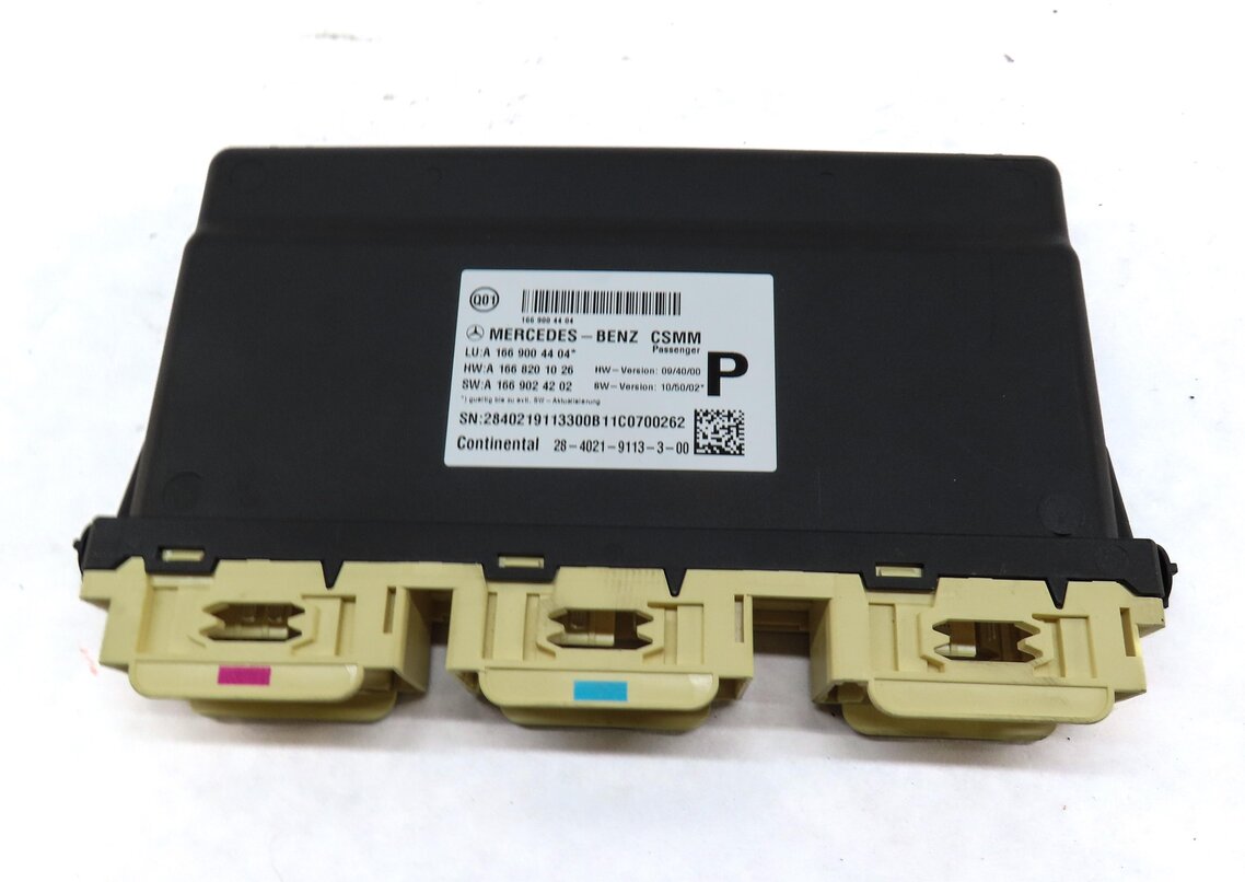 Thumbnail 3: 2012 MERCEDES ML350 (W166) FRONT RIGHT PASSENGER SEAT CONTROL MODULE 1669004404