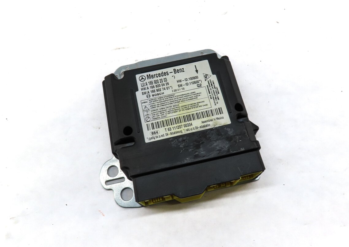 Thumbnail 1: 12-15 MERCEDES G63 GL ML CLASS (W166 X166 X463) SRS SAFETY BAG CONTROL MODULE