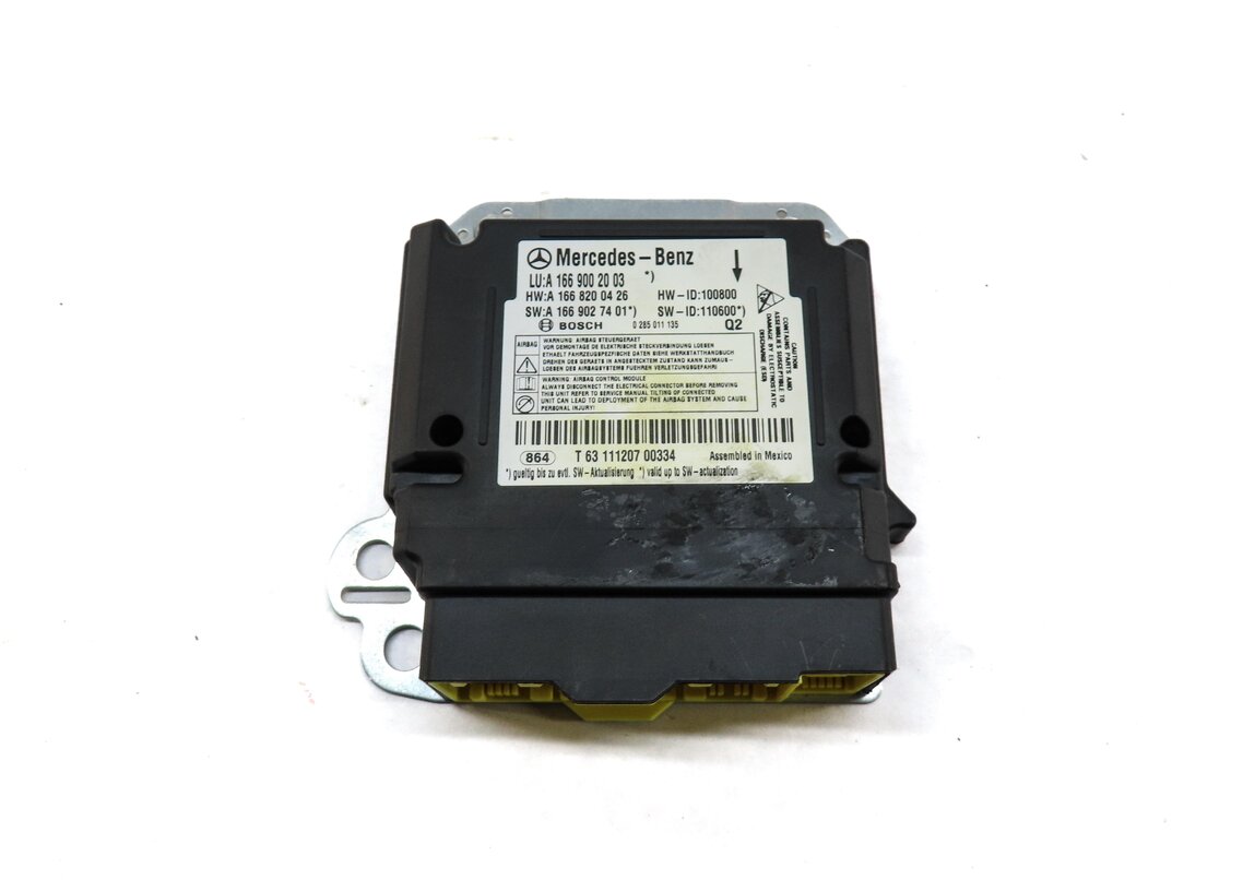 Thumbnail 2: 12-15 MERCEDES G63 GL ML CLASS (W166 X166 X463) SRS SAFETY BAG CONTROL MODULE