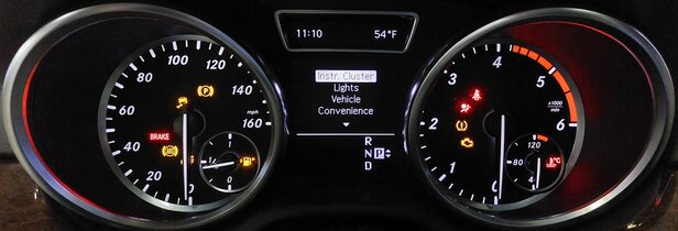 Thumbnail 1: 2012 MERCEDES ML350 (W166) 3.0L DIESEL AWD SPEEDOMETER INSTRUMENT CLUSTER (100k)
