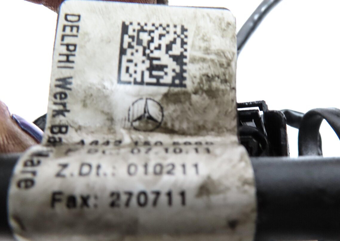 Thumbnail 7: 2012 MERCEDES ML350 (W166) 3.0L TURBO DIESEL OM642 ENGINE WIRE WIRING HARNESS