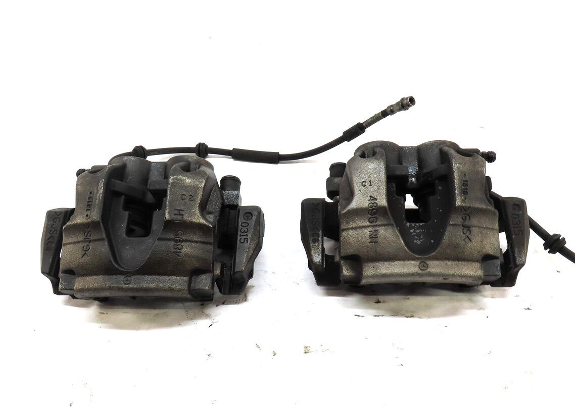 Thumbnail 2: 2012-2019 MERCEDES GL350 GL450 GLS350 ML350 (W166 X166) FRONT BRAKE CALIPER SET
