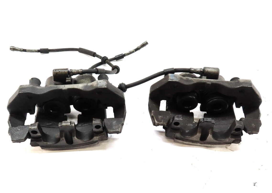 Thumbnail 5: 2012-2019 MERCEDES GL350 GL450 GLS350 ML350 (W166 X166) FRONT BRAKE CALIPER SET