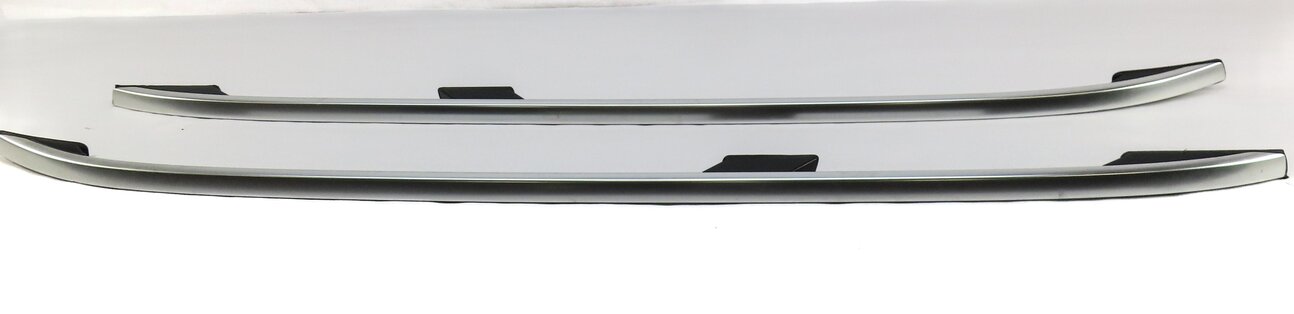 2012 MERCEDES ML350 (W166) LEFT & RIGHT LUGGAGE ROOF RACK SET 2 (SILVER CHROME)