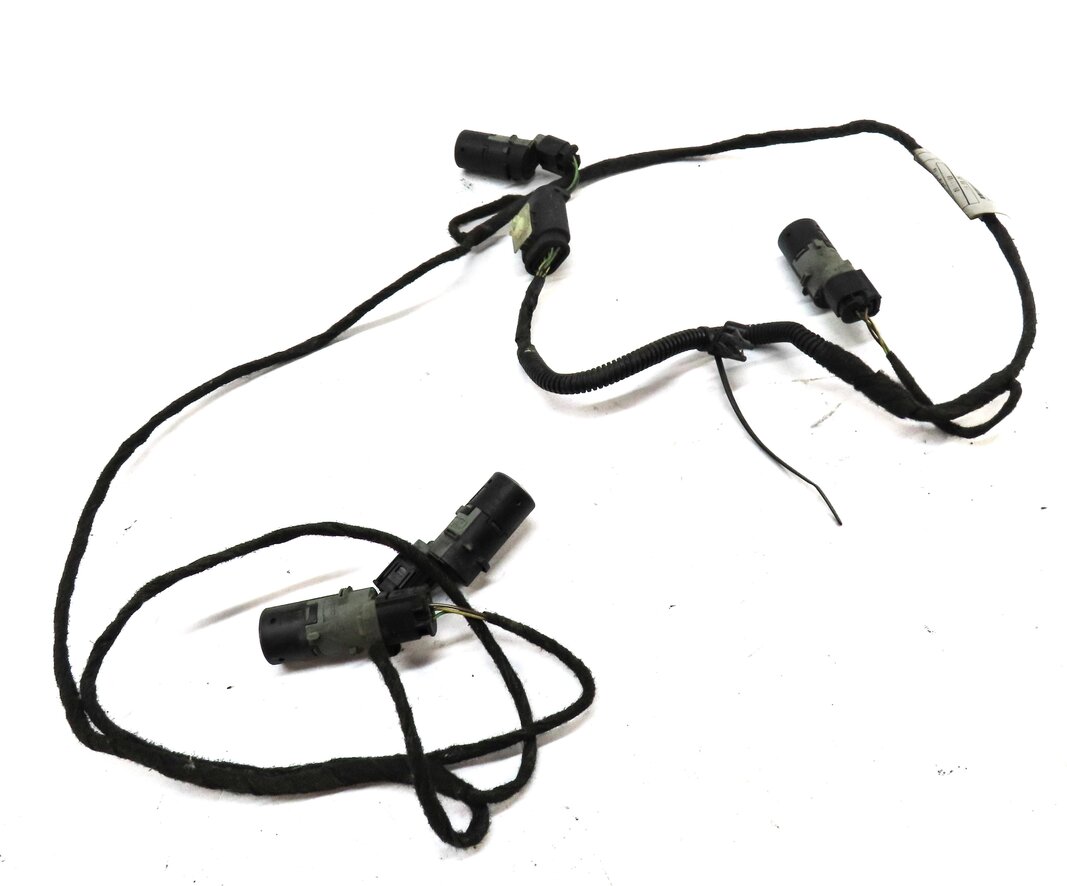 2009 RANGE ROVER (L322) REAR PARK ASSIST PDC SENSOR SET4 (GRAY) w/ WIRE HARNESS