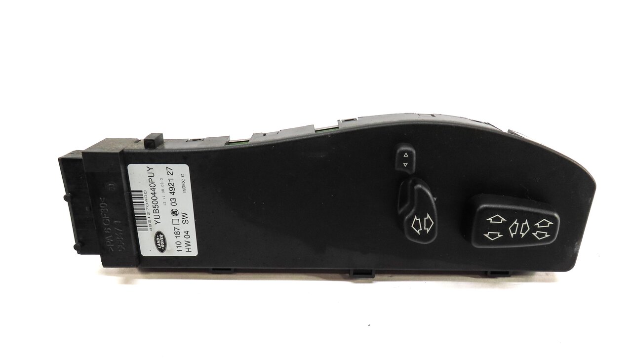 Thumbnail 3: 2009 RANGE ROVER L322 FRONT RIGHT PASSENGER SEAT ADJUSTMENT ADJUST SWITCH BLACK