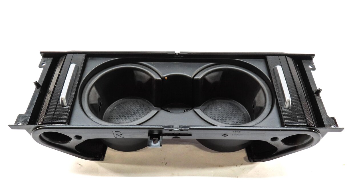 Thumbnail 3: 2009 RANGE ROVER (L322) FRONT CENTER CONSOLE CUPHOLDER w/ INSERTS (BLACK)