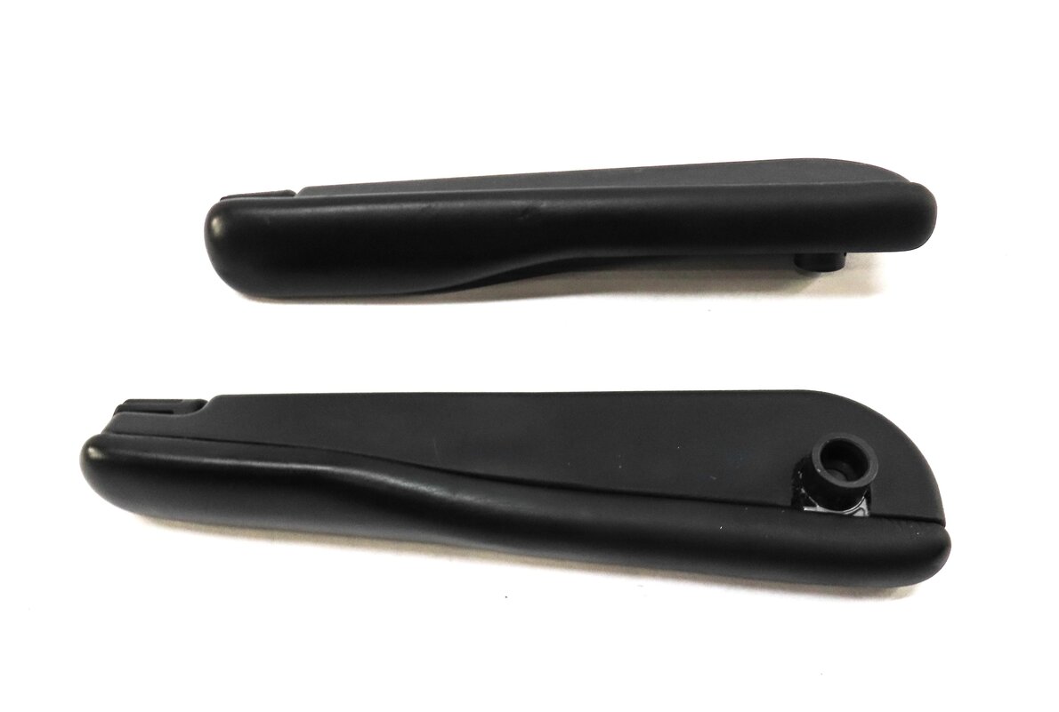 Thumbnail 3: 09 & 12 RANGE ROVER (L322) FRONT LEFT & RIGHT SEAT ARM REST (JET BLACK LEATHER)
