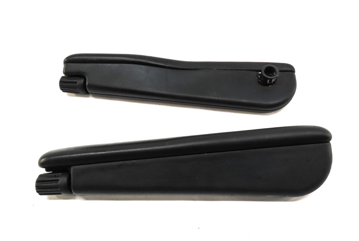 Thumbnail 4: 09 & 12 RANGE ROVER (L322) FRONT LEFT & RIGHT SEAT ARM REST (JET BLACK LEATHER)