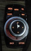 Thumbnail 2: 2015 BMW X1 (E84) iDRIVE I-DRIVE NAVIGATION MEDIA SCREEN CONTROL KNOB (4 PIN)