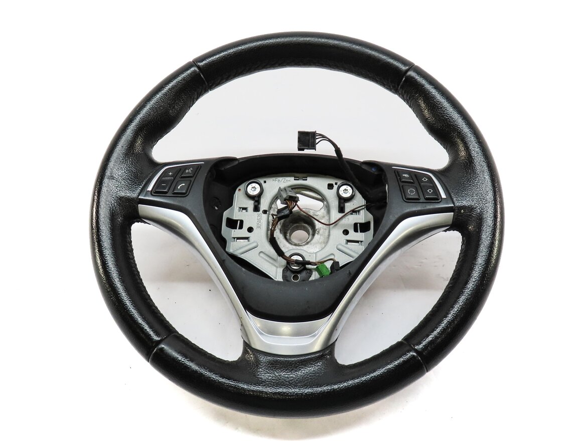 Thumbnail 4: 2013-2015 BMW X1 (E84) LEFT DRIVER SPORT STEERING WHEEL w/ SWITCHES (BLACK)