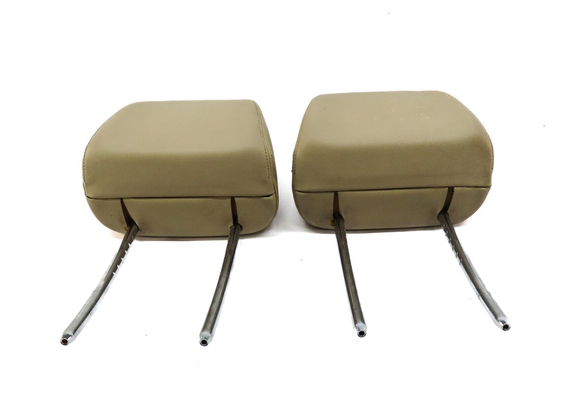 Thumbnail 2: 13-15 BMW X1 (E84) FRONT LEFT DRIVER & RIGHT PASSENGER SEAT HEADREST SET (BEIGE)