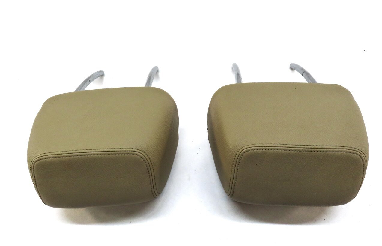 Thumbnail 4: 13-15 BMW X1 (E84) FRONT LEFT DRIVER & RIGHT PASSENGER SEAT HEADREST SET (BEIGE)