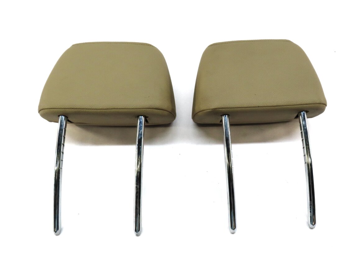 Thumbnail 5: 13-15 BMW X1 (E84) FRONT LEFT DRIVER & RIGHT PASSENGER SEAT HEADREST SET (BEIGE)