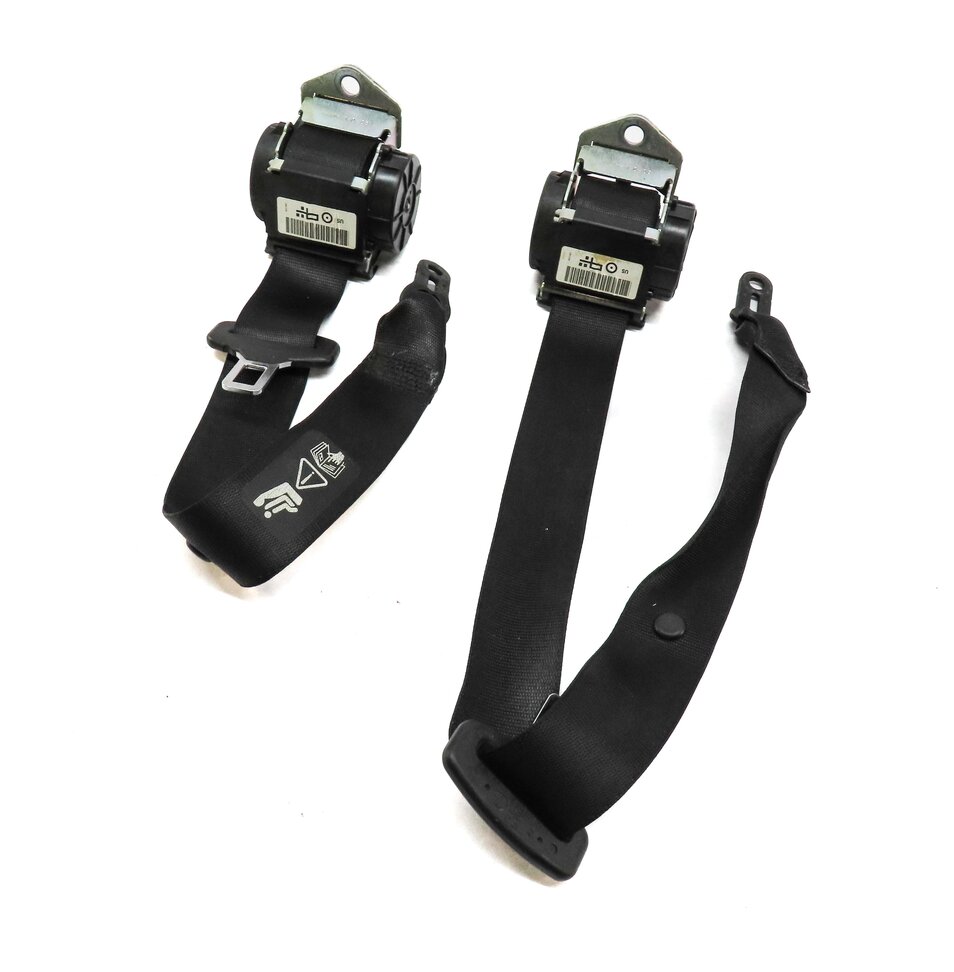 2015 BMW X1 (E84) REAR LEFT & RIGHT 2ND ROW SEATBELT RETRACTOR SET 2 (BLACK)