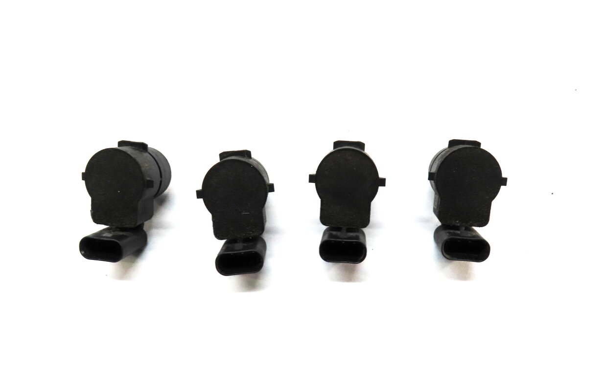 Thumbnail 3: 2015 BMW X1 E84 REAR PARK ASSIST PDC SENSOR SET4 (SILVER & BLACK) & WIRE HARNESS