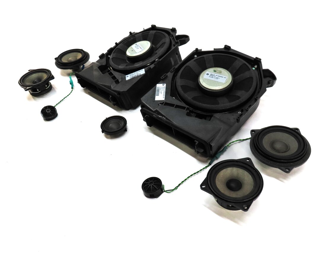 Thumbnail 2: 2015 BMW X1 (E84) FRONT REAR LEFT RIGHT DOOR DASH DECK RADIO SPEAKER SET 9