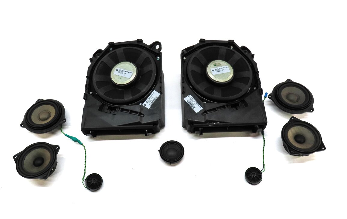 Thumbnail 3: 2015 BMW X1 (E84) FRONT REAR LEFT RIGHT DOOR DASH DECK RADIO SPEAKER SET 9