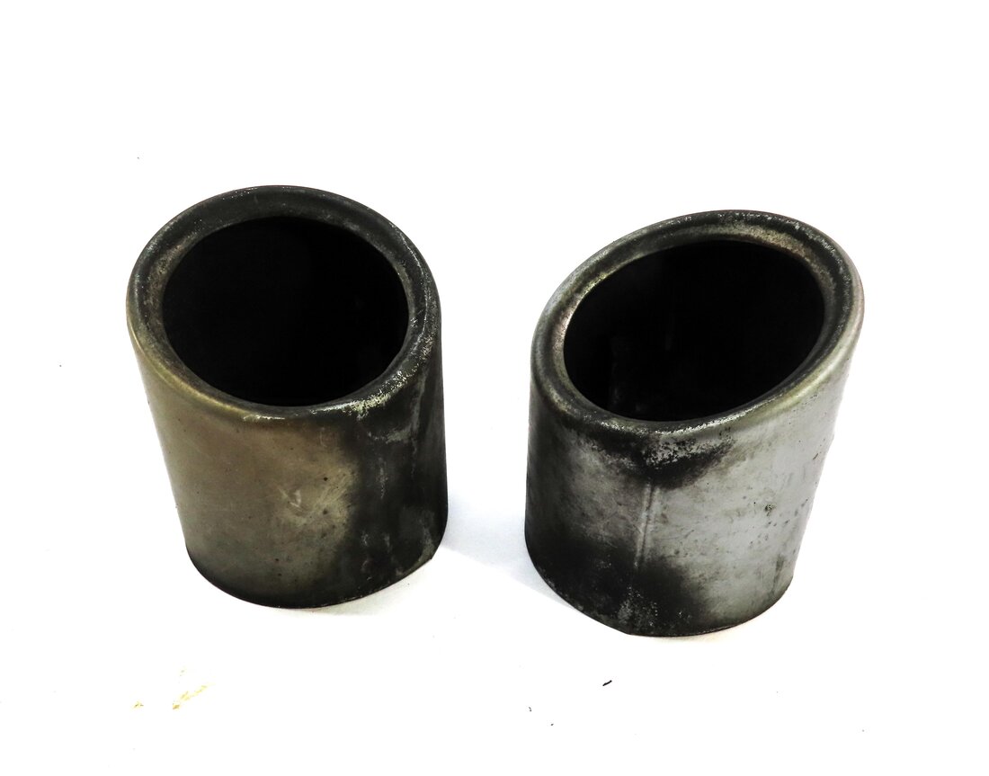 2013-2015 BMW X1 (E84) 2.0L LEFT & RIGHT REAR MUFFLER PIPE EXHAUST TIP SET-2