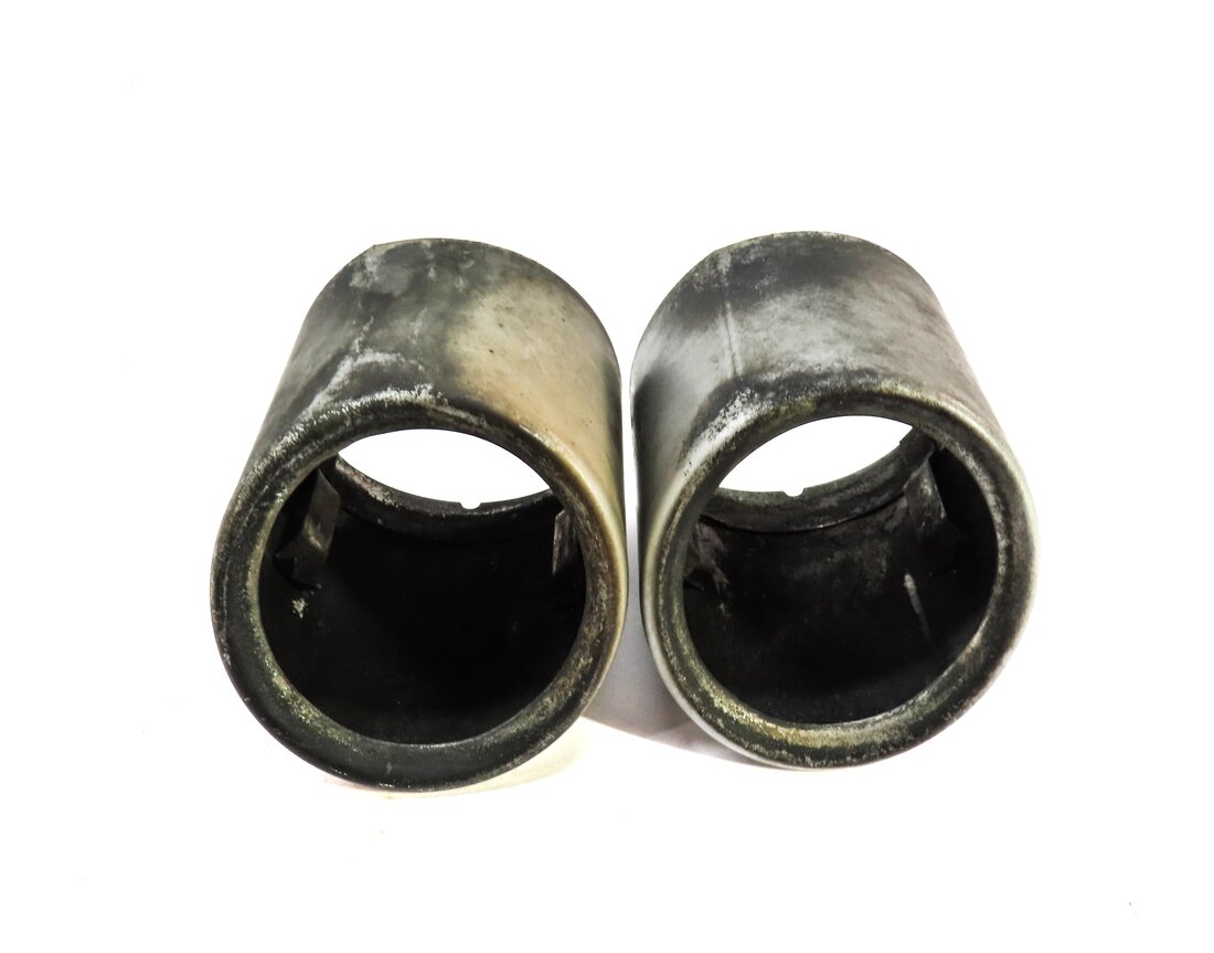 Thumbnail 3: 2013-2015 BMW X1 (E84) 2.0L LEFT & RIGHT REAR MUFFLER PIPE EXHAUST TIP SET-2