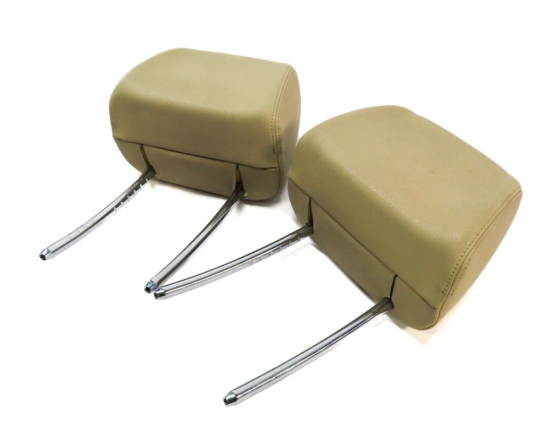 Thumbnail 2: 13-15 BMW X1 (E84) FRONT LEFT DRIVER & RIGHT PASSENGER SEAT HEADREST SET (BEIGE)