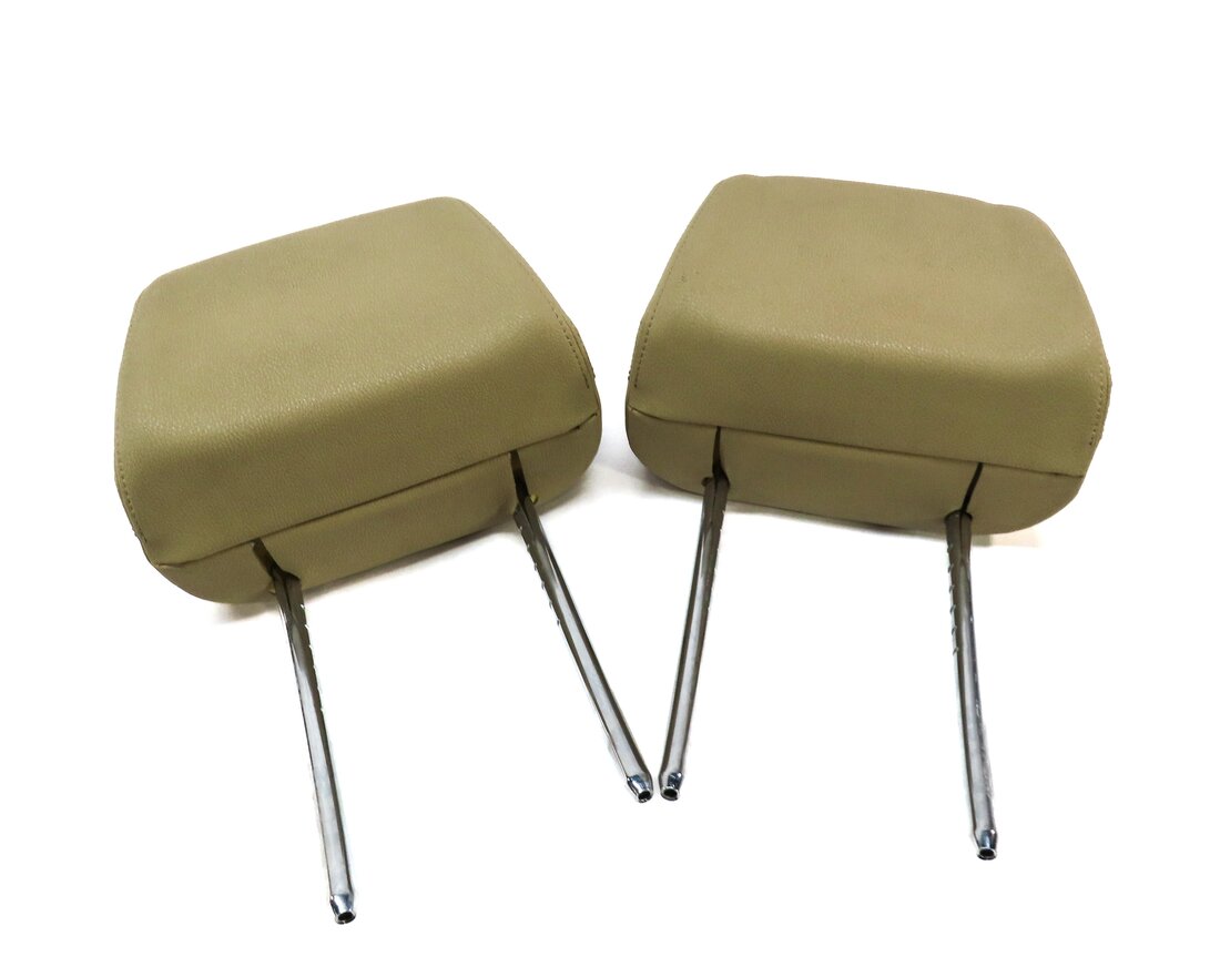 Thumbnail 3: 13-15 BMW X1 (E84) FRONT LEFT DRIVER & RIGHT PASSENGER SEAT HEADREST SET (BEIGE)