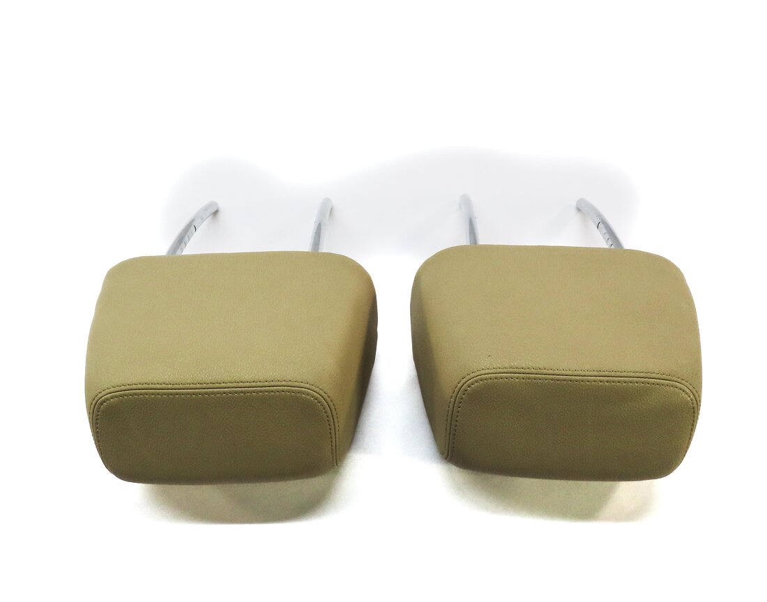 Thumbnail 4: 13-15 BMW X1 (E84) FRONT LEFT DRIVER & RIGHT PASSENGER SEAT HEADREST SET (BEIGE)