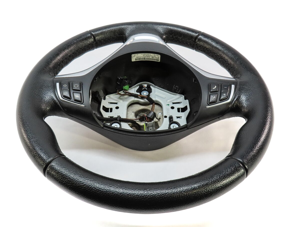 Thumbnail 4: 06-15 BMW 1 3 X1 SERIES (E84 E87 E90) 3 SPOKE SPORT STEERING WHEEL w/ SWITCHES