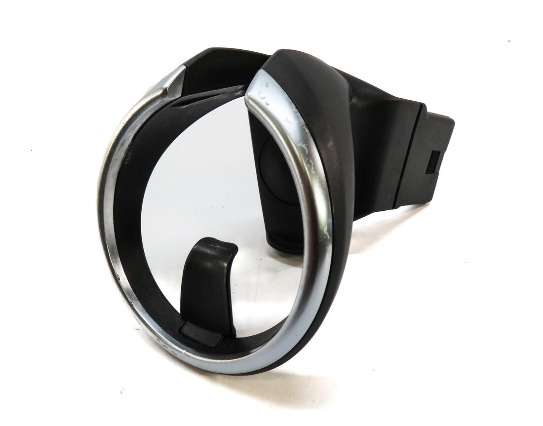 2015 BMW X1 (E84) FRONT CENTER CONSOLE CUPHOLDER CUP HOLDER (BLACK SILVER)