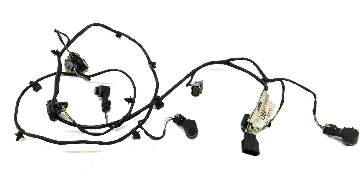 Thumbnail 3: 2015 RANGE ROVER EVOQUE L538 REAR PARK ASSIST PDC SENSOR SET6 (BLACK) w/ HARNESS