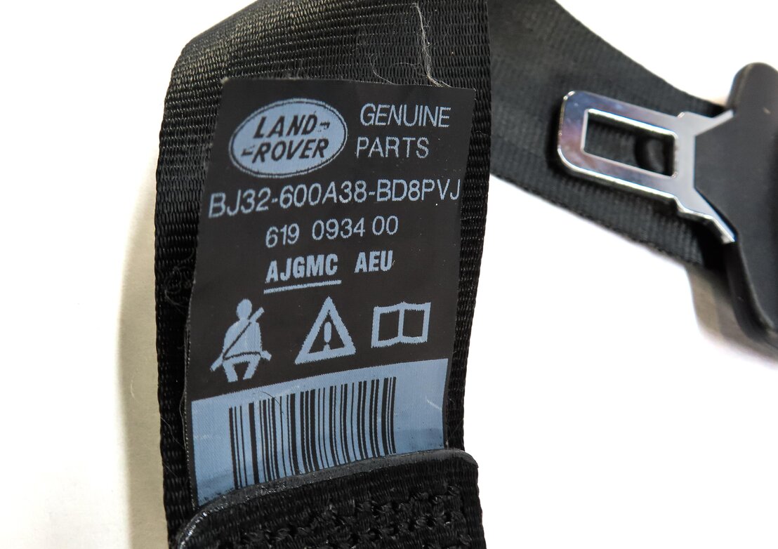 Thumbnail 5: 15 RANGE ROVER EVOQUE L538 REAR CENTER SEATBELT RETRACTOR BUCKLE RECEIVER BLACK