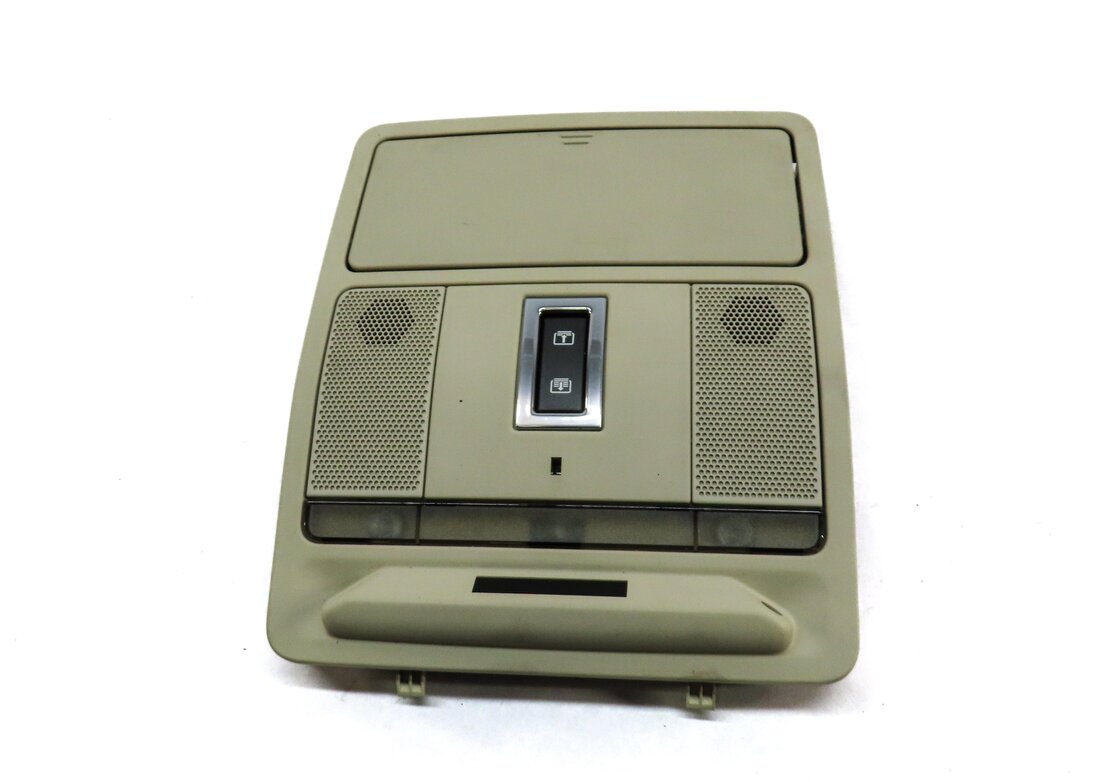 Thumbnail 2: 2015 RANGE ROVER EVOQUE (L538) FRONT ROOF DOMELIGHT LAMP w/ SWITCHES (TAN BEIGE)
