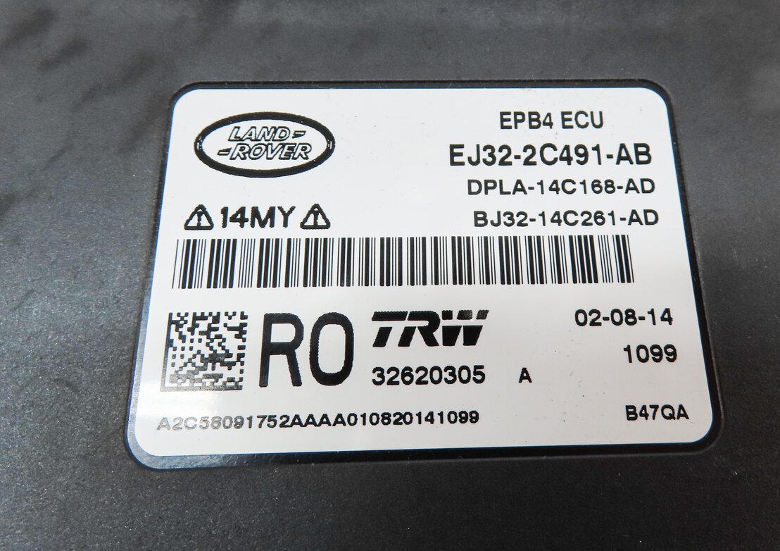 Thumbnail 4: 2015 RANGE ROVER EVOQUE (L538) HILL EMERGENCY PARKING E-BRAKE CONTROL MODULE