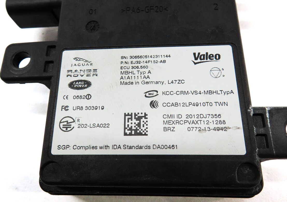 Thumbnail 5: 2015 RANGE ROVER EVOQUE (L538) REAR LEFT BLIND SPOT RADAR MODULE
