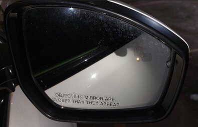 Thumbnail 3: 14-15 RANGE ROVER EVOQUE (L538) RIGHT PFOLD MEM BLIND SPOT CAMERA MIRROR (WHITE)
