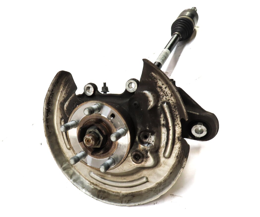 Thumbnail 3: 12-19 RANGE ROVER EVOQUE (L538) LEFT DRIVER REAR SPINDLE KNUCKLE w/ AXLE SHAFT