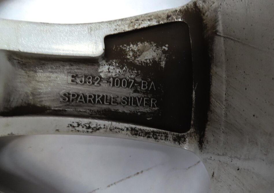 Thumbnail 9: 14-19 RANGE ROVER EVOQUE L538 19x8 ALUMINUM 10 SPOKE WHEEL RIM (SILVER SPARKLE)