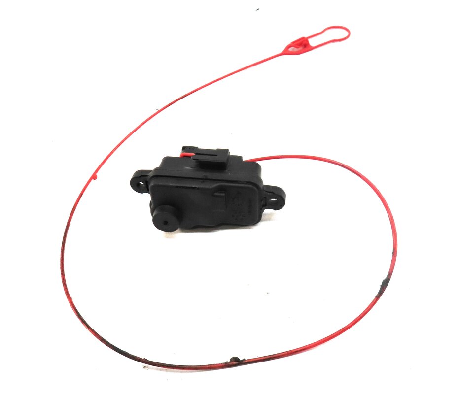 Thumbnail 2: 2012 AUDI A7 (C7 4G8) FUEL TANK DOOR ACTUATOR MOTOR w/ RELEASE CABLE