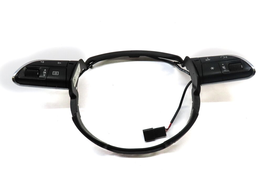 Thumbnail 2: 2012 AUDI A7 (C7 4G8) STEERING WHEEL RADIO PHONE NAVIGATION SWITCH SET 2 w/ TRIM