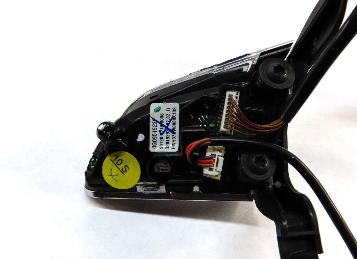 Thumbnail 6: 2012 AUDI A7 (C7 4G8) STEERING WHEEL RADIO PHONE NAVIGATION SWITCH SET 2 w/ TRIM
