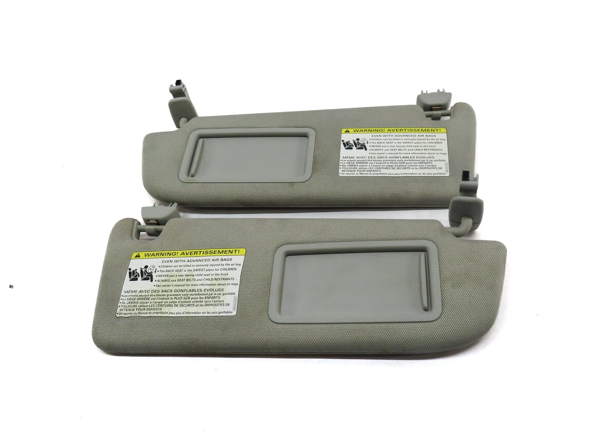 Thumbnail 2: 12-18 AUDI A7 S7 (C7 4G8) FRONT LEFT & RIGHT SUNVISOR SUN VISOR SET 2 (GRAY)