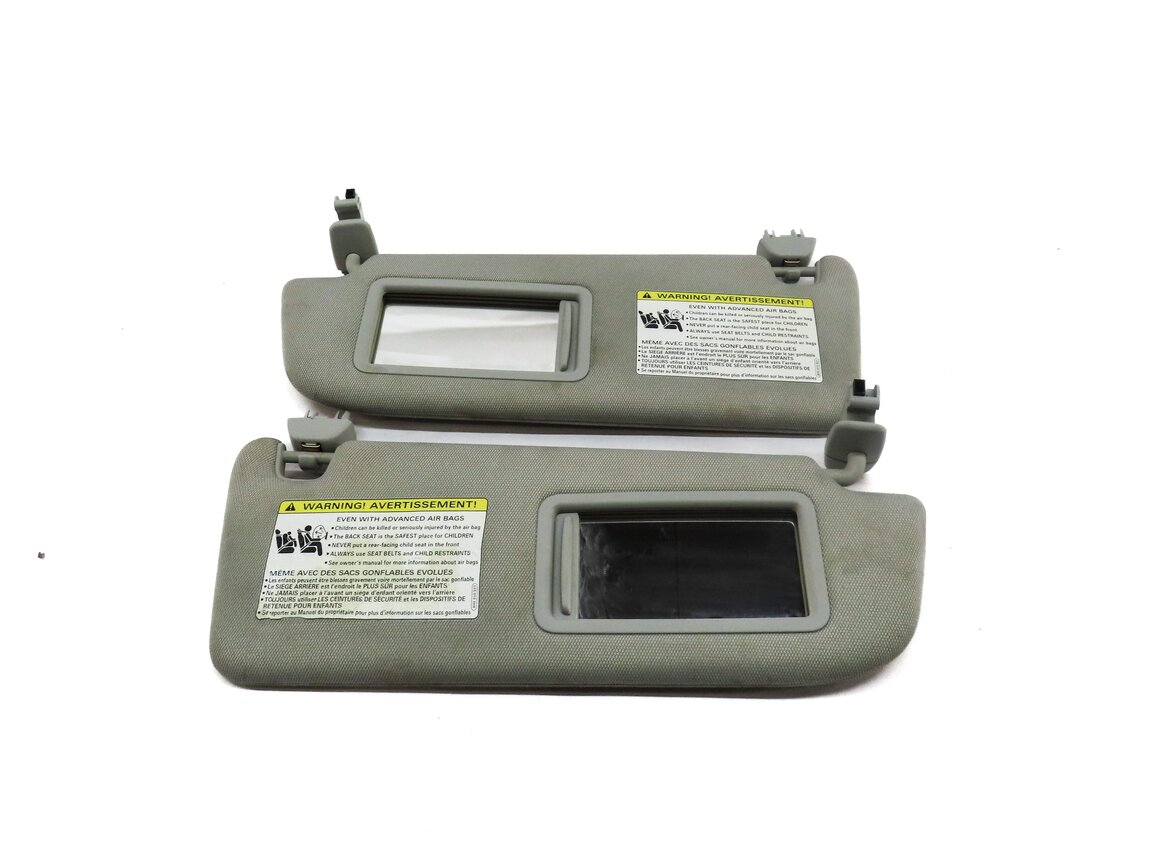 Thumbnail 3: 12-18 AUDI A7 S7 (C7 4G8) FRONT LEFT & RIGHT SUNVISOR SUN VISOR SET 2 (GRAY)