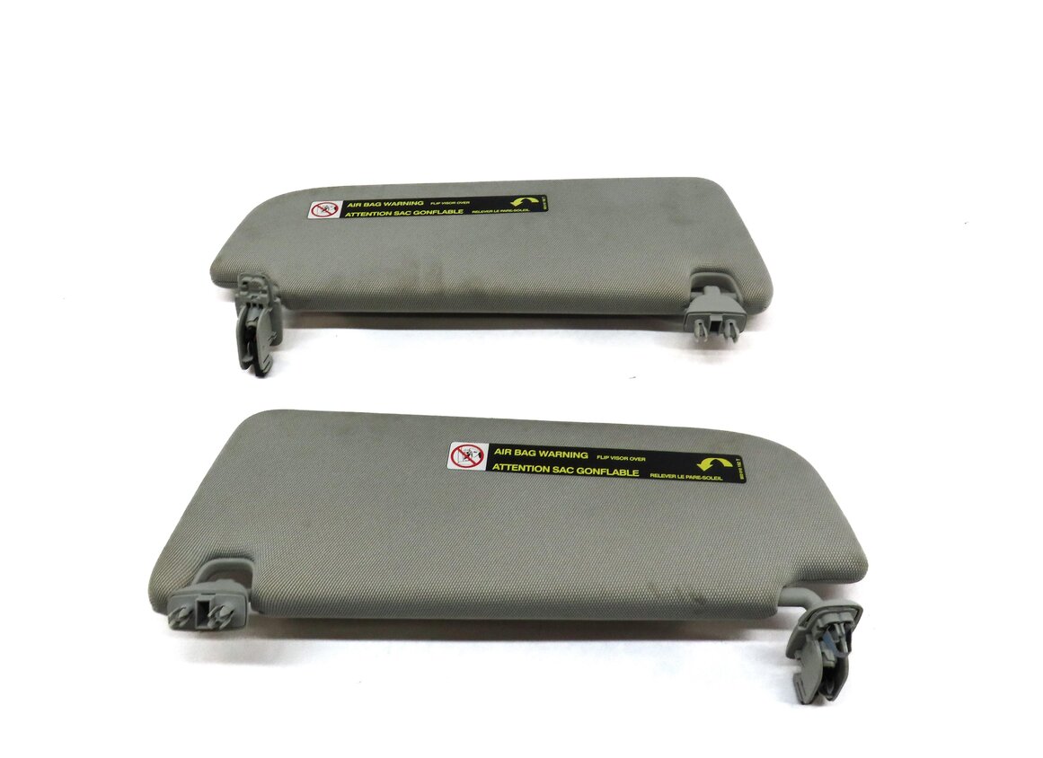 Thumbnail 4: 12-18 AUDI A7 S7 (C7 4G8) FRONT LEFT & RIGHT SUNVISOR SUN VISOR SET 2 (GRAY)