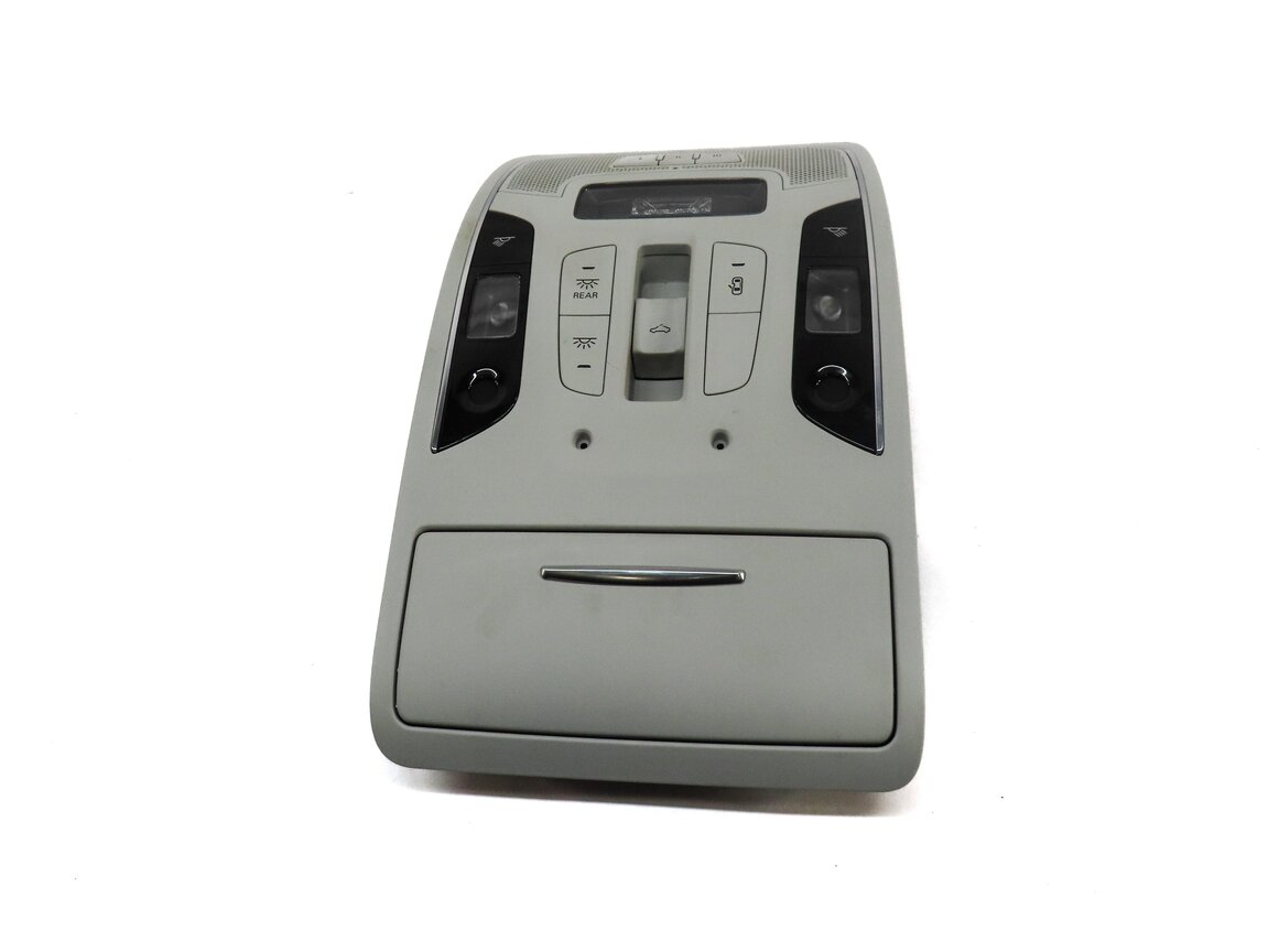 Thumbnail 2: 2012 AUDI A7 (C7 4G8) FRONT ROOF DOME LIGHT w/ SWITCH BUTTONS (GRAY)