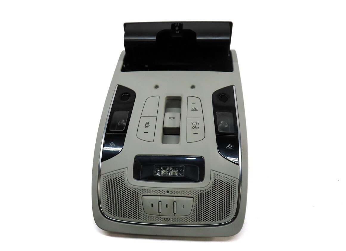 Thumbnail 7: 2012 AUDI A7 (C7 4G8) FRONT ROOF DOME LIGHT w/ SWITCH BUTTONS (GRAY)